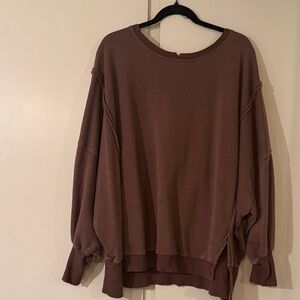 We The Free Brown Sweatshirt